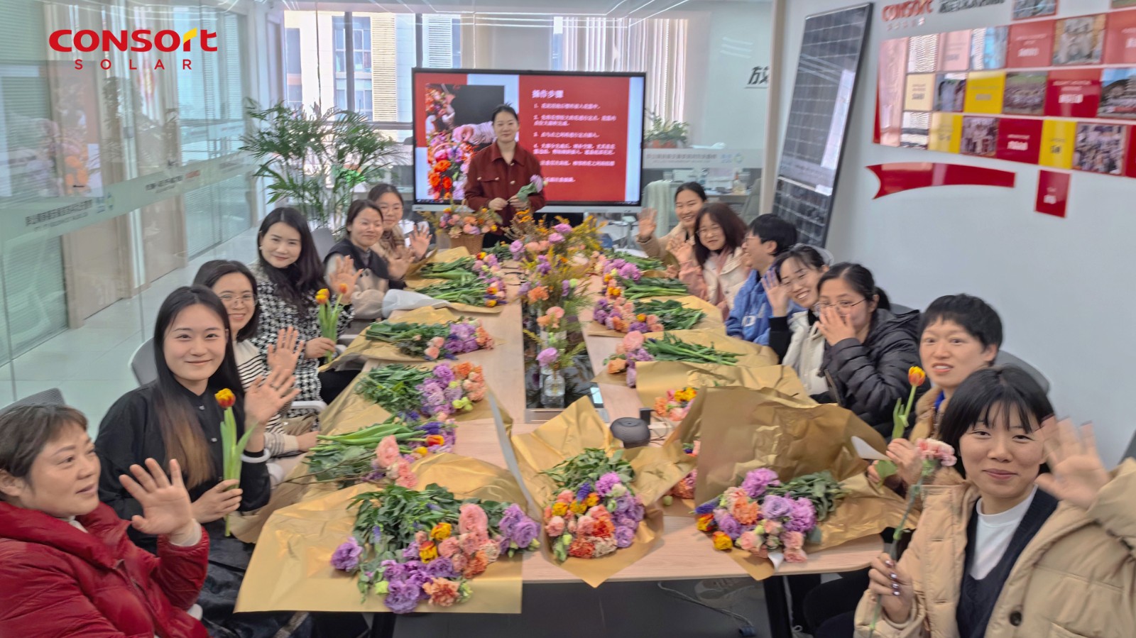 Women's Day | Consort's Flower Arrangement Theme Activity - Resounding Roses, Showing Off Their Beauty