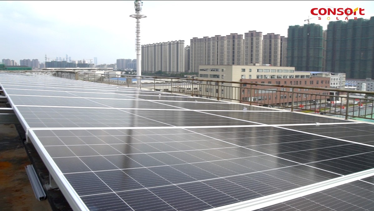 【ConsortSolar】Wuxi Weifu 6MW distributed photovoltaic power generation project is being installed